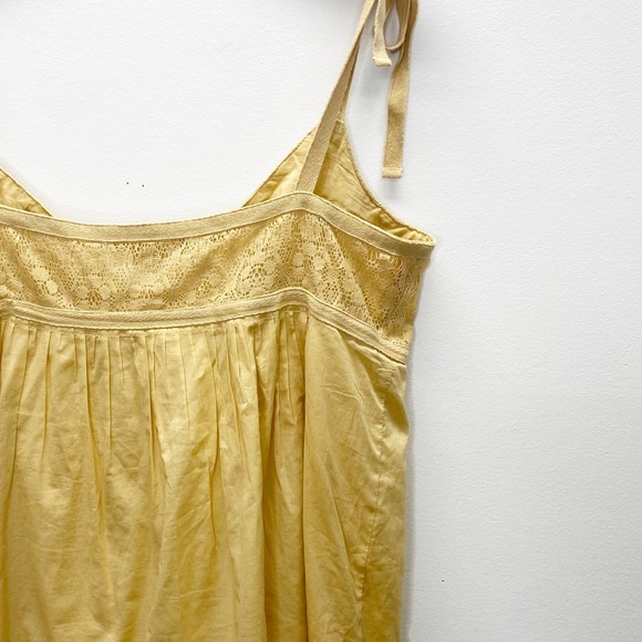 Michael Kors Yellow Tie Strappy Tank Top - Picture 5 of 8